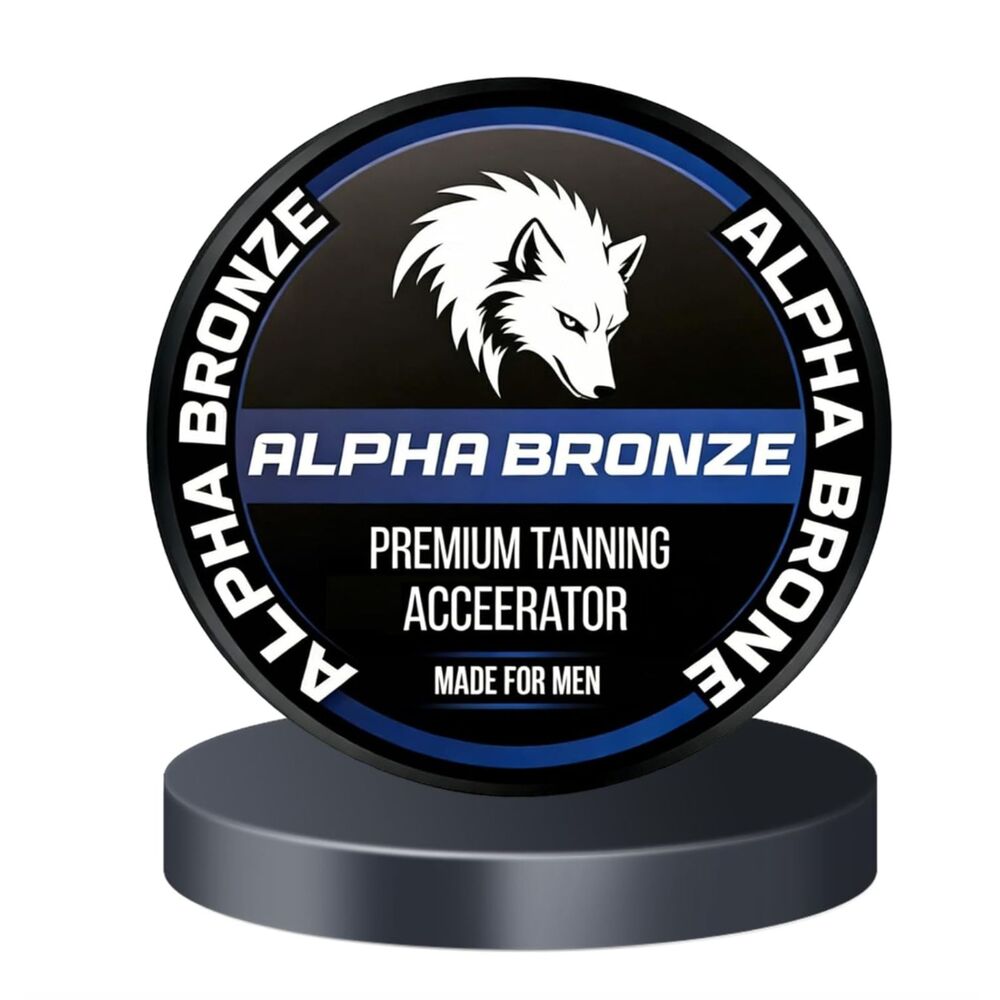 Alpha Bronze for Men Tanning, Browning Tan Accelerator 1 Oz